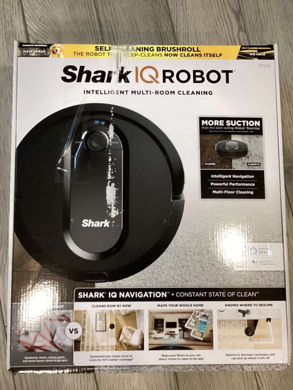 New Shark IQ Robot vacuum cleaner - R100/RV1000
